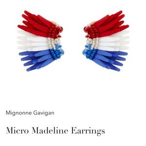 Mignonne Gavigan
Micro Madeline Earrings - red, white, blue